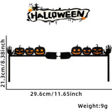 elvesmall Halloween Door Frame Decoration,Bats,Pumpkins,Spider Webs,Door and Window Corner Stickers, Halloween Home Decoration