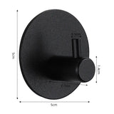 elvesmall Adhesive Wall Hooks Mounted Door Key Cloth Coat Bathroom Robe Hanger Kitchen Hardware Rack Shelf Bag Hook Organizer For Hanging