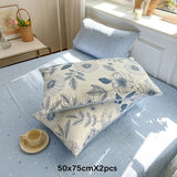 elvesmall Four-Season Universal Flower Style Cotton Bedding Set: 1 Duvet Cover 2 Pillowcases (No Sheets), Suitable for Singles or Couples