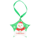 elvesmall 8pcs Star Shape Christmas Candy Box DIY Paper Treat Gift Boxes with Ribbon Merry Christmas Boxes Bag for Home New Year Navidad