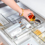 elvesmall Desk Drawer Organizers Transparent Storage Box Bins Kitchen Gadget Jewelry  Organizer Bathroom Storage Makeup Organizer