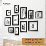 elvesmall 11Pcs Wood Picture Frames For Wall Hanging Photo Frame Wooden Frame For Home Wedding Party Decorations Family Photo Frame Wall