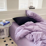 elvesmall Soft Pink Bedding Sets Duvet Cover Set Bedclothes Bedspread Pillowcases Single Double Queen Size Bed Sheet Sets For Girls