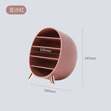 elvesmall Large Capacity Cosmetics Storage Box Desktop Dresser Beauty Shelf Lipstick Eye Shadow Compartment Storage and Sorting Box