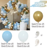 elvesmall Balloon Garland Arch Kit Wedding Birthday Party Decoration Kids Adult Globos Wedding Party Supplies Latex Ballon Baby Shower Boy