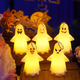 elvesmall 1PC Halloween LED Ghost Lights Party Ambience Decoration Halloween Home Decoration Supply Props