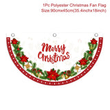 elvesmall Christmas Snowman Flag Banner Merry Christmas Decorations For Home  Xmas Party Ornament Navidad Natal Gifts New Year