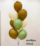 elvesmall 40inch Olive Green 0-9 Number Digital Helium Balloons Kids Adult 18 30 60th Birthday Party Decor Wedding Hawaiian Party Supplies
