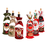 elvesmall Christmas Wine Bottle Cover Merry Christmas Decorations For Home  Cristmas Ornament Xmas Navidad Gifts New Year