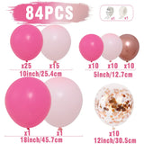 elvesmall Pink Macaron Balloon Garland Arch Kit Wedding Birthday Party Decor Kid Baby Shower Latex Ballon Chain Wedding Party Decor Balloo