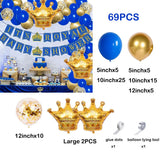 elvesmall 105Pcs Gender Reveal Balloons Arch Kit Baby Shower Decor Pink Blue Balloons Garland Decor Boy Girl 1st Birthday Party Decoration