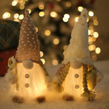 elvesmall Gnome Christmas Faceless Doll Light Merry Christmas Decoration For Home  Cristmas Ornament Xmas Navidad Natal Gifts New Year