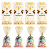 elvesmall  50pcs Ramadan Kareem Gift Bags Eid Mubarak Plastic Candy Cookie Bag   Islamic Muslim Party Decor Eid Al-fitr Ramadan gifts