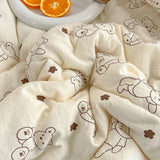 elvesmall Washed Double Gauze Spring Summer Quilt Queen Grade A Lightweight Comforter Soya Fibre Filling Soft Breathable Summer Blanket