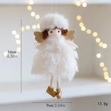 elvesmall Christmas Decoration Fabric Doll Small Figurine Pendant Plush Elk Santa Claus Snowman Christmas Tree Decorations