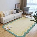 elvesmall  Modern Irregular Living Room Decoration Carpet Japanese Bedroom Bedside Plush Carpets Simple Study Coat Closet Fluffy Soft Rug