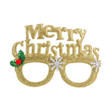 elvesmall Christmas Headbands cute Reindeer Antlers Xmas Tree Glasses Frame for Kids Adults Gift Noel Navidad new year Photo Booth props