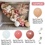 elvesmall Pink Gold Balloon Garland Arch Kit Wedding Birthday Party Decoration Adult Kids Baby Shower Decor Ballon Wedding Supplies