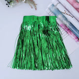 elvesmall 30x300CM Foil Fringe Garland Metallic Tinsel Streamers Banner Hanging for Parade Floats Birthday Wedding Christmas Party Decor