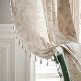 elvesmall American Style Square Crochet Splicing Partition Curtains, Door Curtains, Floating Windows, Kitchen Curtains