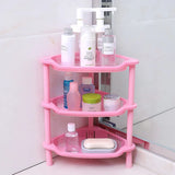 elvesmall Bathroom Corner Storage Holder Shelves Organizer Kitchen Floor Tripod Toilet Tissue Towel Rack Shelf Bathroom Accessories