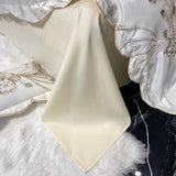elvesmall  Golden Feather Embroidery Bedding Set Luxury Pearl White Satin Cotton Bedclothes Duvet Cover Bed Sheets Set Pillowscases