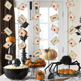elvesmall 20pcs Magic Wizard Floating Acceptance Letters Banners for Halloween Harry Themed Party Decoration Masquerade Welcome Letter