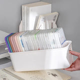 elvesmall Simple Desktop Mobile Phone Case Storage Box Multifunctional Cosmetics Organizer Box Large Capacity Sundries Storage Basket