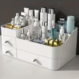 elvesmall Desktop Finishing Storage Box Cosmetic Storage Box Office Supplies Tool Storage Drawer Bathroom Storage Rack Desktop Finishing