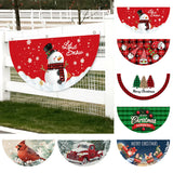 elvesmall Christmas Snowman Flag Banner Merry Christmas Decorations For Home  Xmas Party Ornament Navidad Natal Gifts New Year