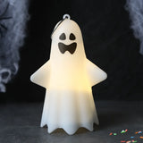 elvesmall 1PC Halloween LED Ghost Lights Party Ambience Decoration Halloween Home Decoration Supply Props