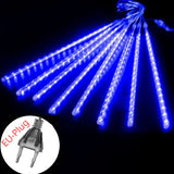 elvesmall  Solar Led Light Outdoor Meteor Shower Rain Lights Waterproof Garden Decor Outdoor Street Garland New Year Christmas Decoration