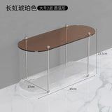 elvesmall  -  Ins Acrylic Desktop Rack Bathroom Toilet Storage Rack Layered Finishing Rack Bedroom Cup Storage Cosmetic Perfume Display Rack