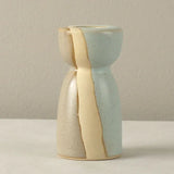elvesmall Ceramic Candle Holder Scandi Decoration Candle Holder Porcelain Candlestick for Wedding Centerpieces for Tables Mix Color