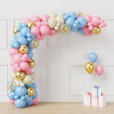 elvesmall Baby Shower Decoration Macaron Pink Blue Balloon Garland Arch Kit Wedding Birthday Boy Or Girl Gender Reveal Party Balloon Decor