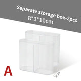 elvesmall Multi-functional Make Up Cosmetics Organizer Storage Box Skin Care Products Remote Control Cosmetics Jewelry Storage Box