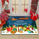 elvesmall  Christmas Decoration Rug Mat for Home Christmas Doormat Navidad Ornament New Year 2024 Gifts Xmas Party Decor Natal Noel