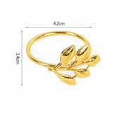 elvesmall 12Pcs Leaves Napkin Rings Buckle Gold Metal Napkin Holder for Christmas Wedding Birthday Party Dinner Table Decoration Supplies