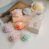 elvesmall Handmade Carnation Candle Scented Candle Aromatherapy Soy Wax Candle Wedding Birthday Candles Party Home Decoration Photo Props