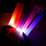 elvesmall  Glow Sticks LED Fluorescent Rod Cylinder Plastic Colorful Flashing Stick Cheer Tube Dark Light Birthday Wedding Party Supplies
