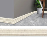 elvesmall 230cm 3D Pattern Sticker Wall Trim Line Skirting Border Decor Self Adhesive wallpaper  Household Waterproof  Wall Border Sticker