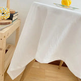 elvesmall 100% Cotton Washable Tablecloth for Christmas Party Dining Banquet Decoration Fabric Table Cloth Table Cover Picnic Mat