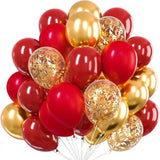 elvesmall 10inch Gold Confetti Metallic Balloons Macaroon Latex Ballon Baby Shower Globos Adult Anniversary Wedding Birthday Party Decor