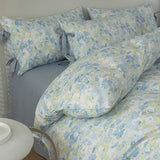 elvesmall  Pure Cotton Bedclothes Pastoral Style Bedsheets Set with Pillow Case 이불세트 Bedding Sets Queen Size for Home Single Bed Linen Sets