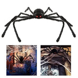 elvesmall  30cm/125cm/150cm/200cm 1PC Halloween Hanging Decoration Horror Giant Spider House Haunted Outdoor Yard Halloween Plush Spider