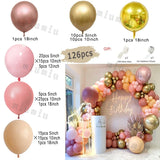 elvesmall Sand White Wedding Decor Balloon Garland Arch Kit Happy Birthday Party Metal Gold Silver Latex Baby Shower Decoration Balloons