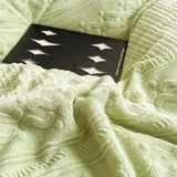 elvesmall Luxury Winter Thicken Warm Velvet Bedding Set Nordic Double Duvet Cover Set 4pcs Plush Queen Quilt Cover Bed Sheet Pillowcase