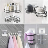 20/1pcs Transparent Self Adhesive Hooks Hanging Holder Shelf Hook for Kitchen Bathroom Wall Storage Rack Fixing Stickers Gadgets