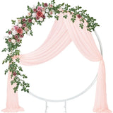 elvesmall 1.8M Roses Vines Eucalyptus Leaves Simulation Flowers Wedding Party Arch Decoration Soft Fake Silk PVC Artificial Flowers Vines