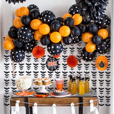 elvesmall 2/1Pcs Halloween Bats Wall Decor Curtains Black Spooky Bats Fringe Streamer Foil Curtain for Hallowen Backdrop Party Decoration